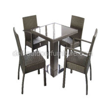 Bar ao ar livre do Rattan móveis mesa cadeira de chá